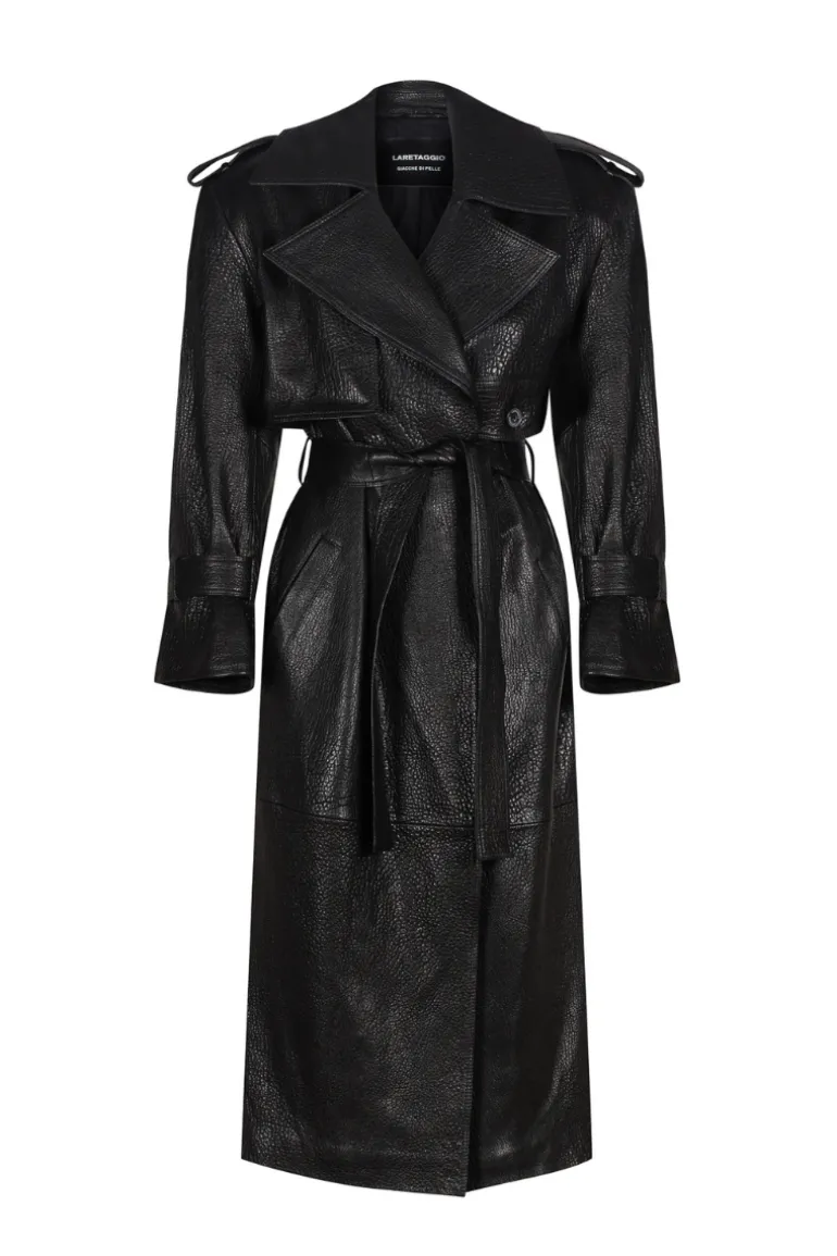 Coats<CULT MIA FABRIANO DOUBLE BREASTED BLAZER COAT Black