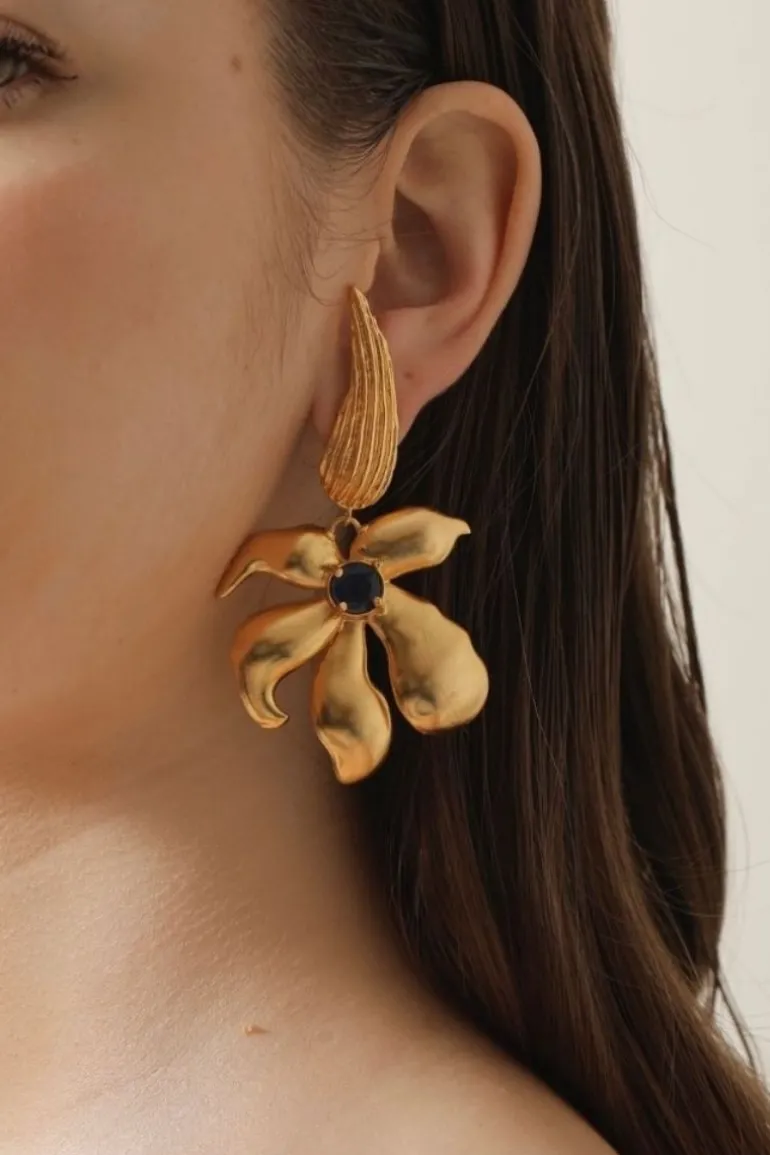 Earrings<CULT MIA FIONA OCEAN EARRINGS Gold