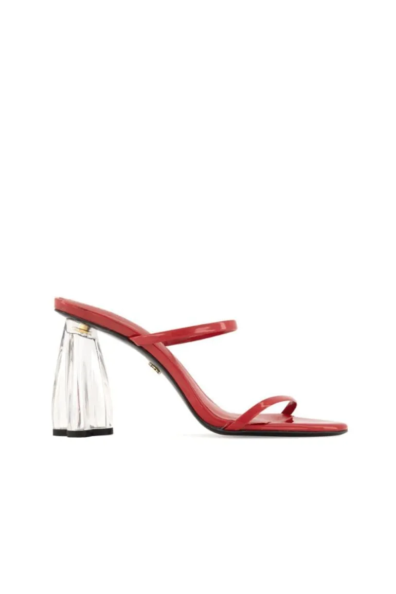 Heels<CULT MIA FIORELLINI RED GLASS MULES Red Patent