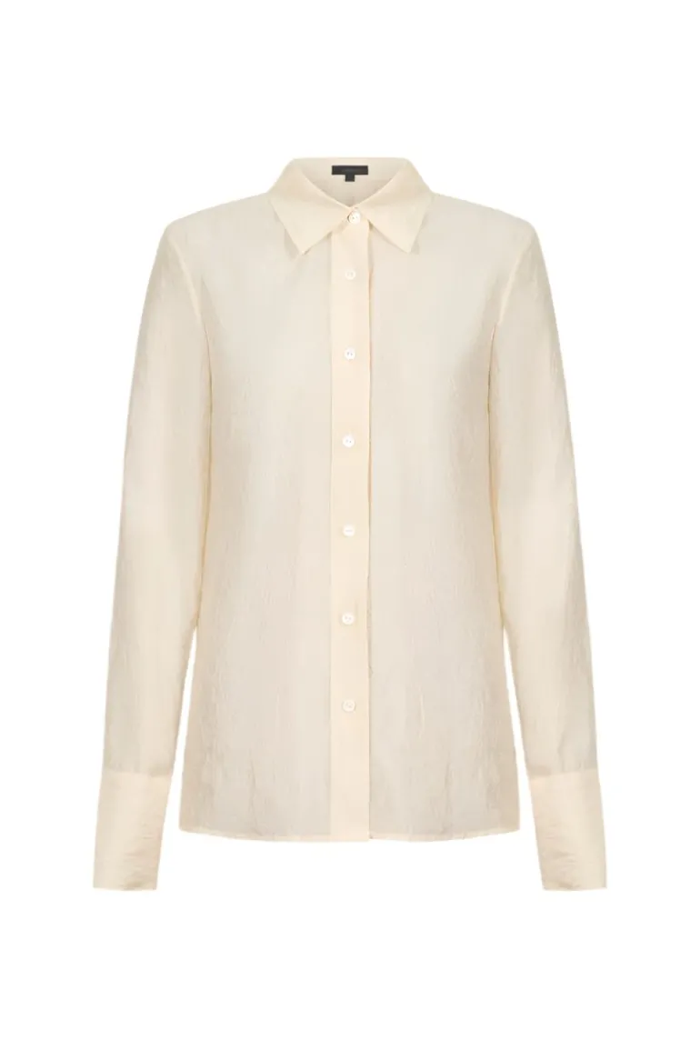 Tops<CULT MIA FITTED SHIRT IN Gold