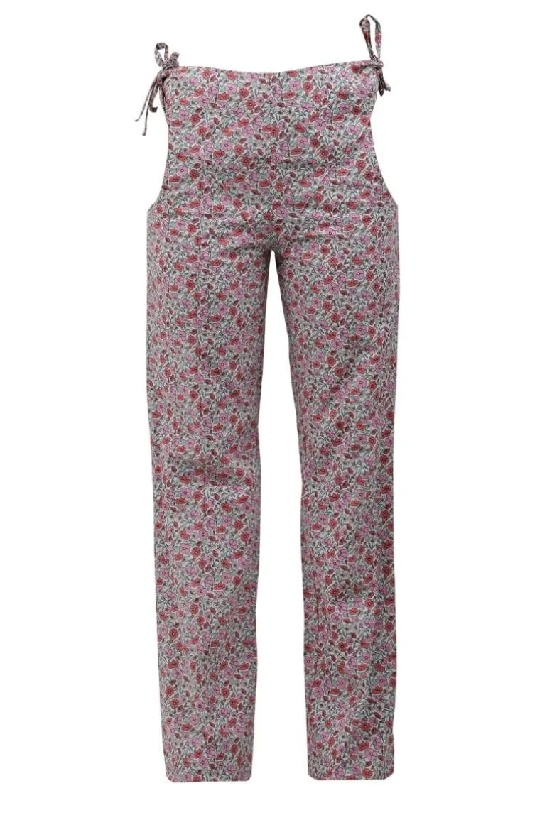 Pants<CULT MIA FLORAL STRAIGHT-LEG PANTS Pink