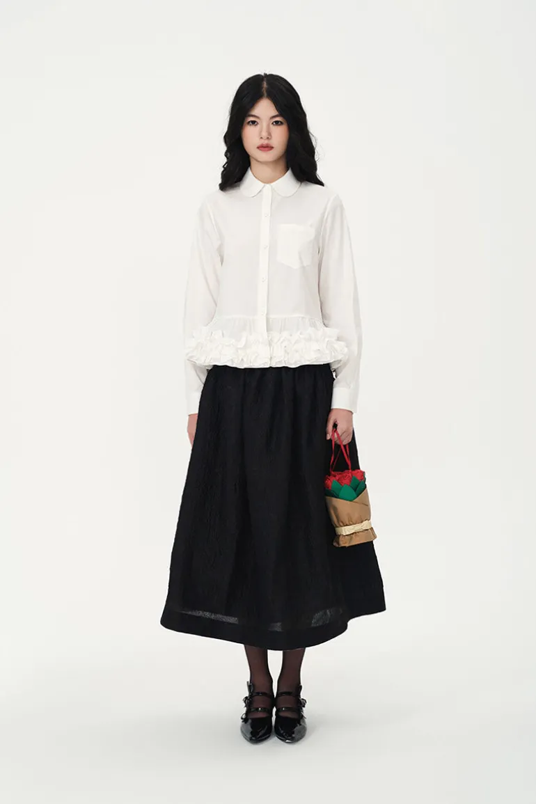 Tops<CULT MIA FLORENCE SHIRT White