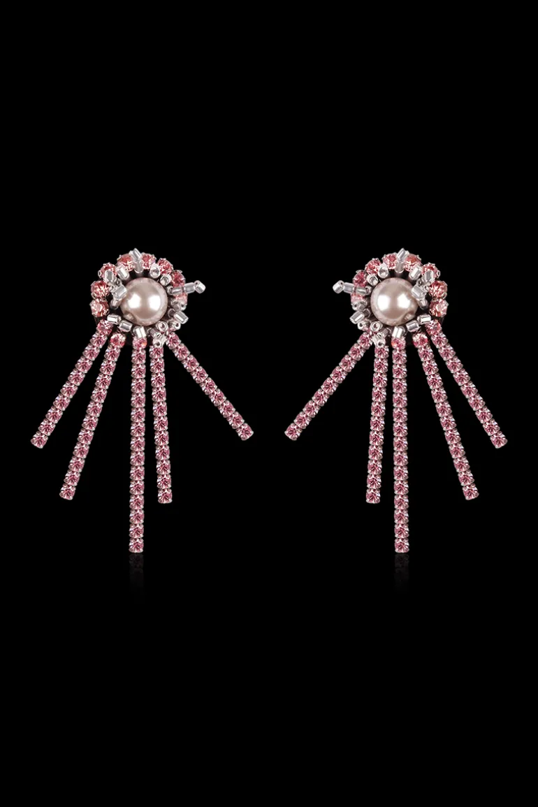 Earrings<CULT MIA FOGLIA EARRINGS Pink