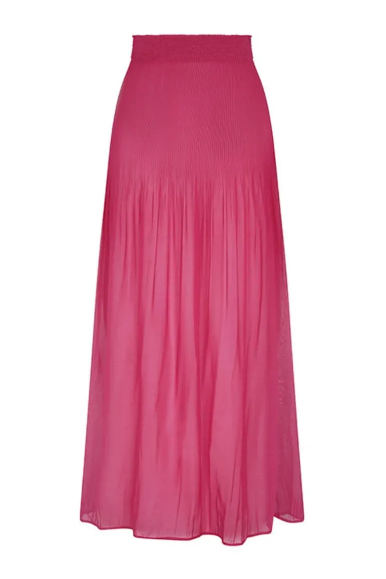 Skirts<CULT MIA MAXI SKIRT Fuchsia