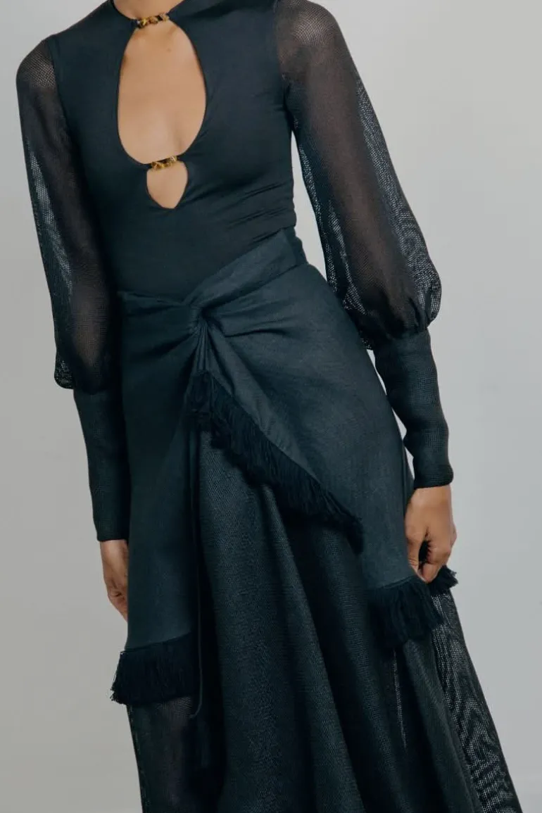 Tops<CULT MIA GARDEN BODY Black