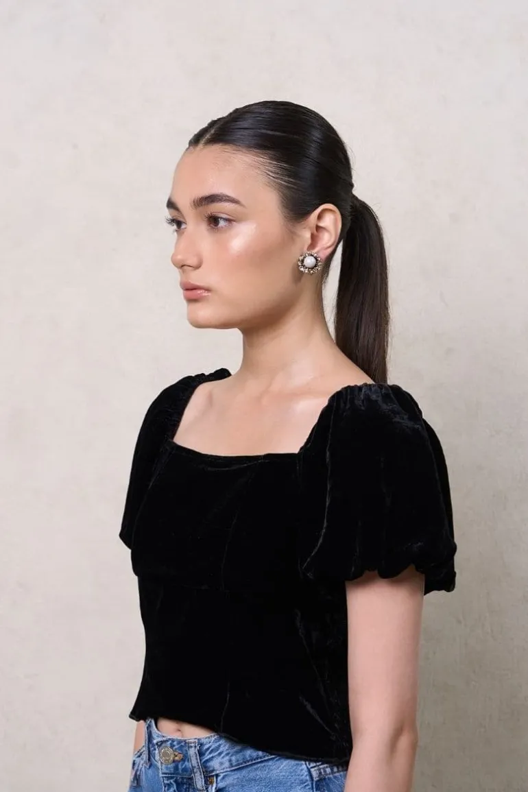 Earrings<CULT MIA GIOVANNA PEARLY EARRINGS Gold