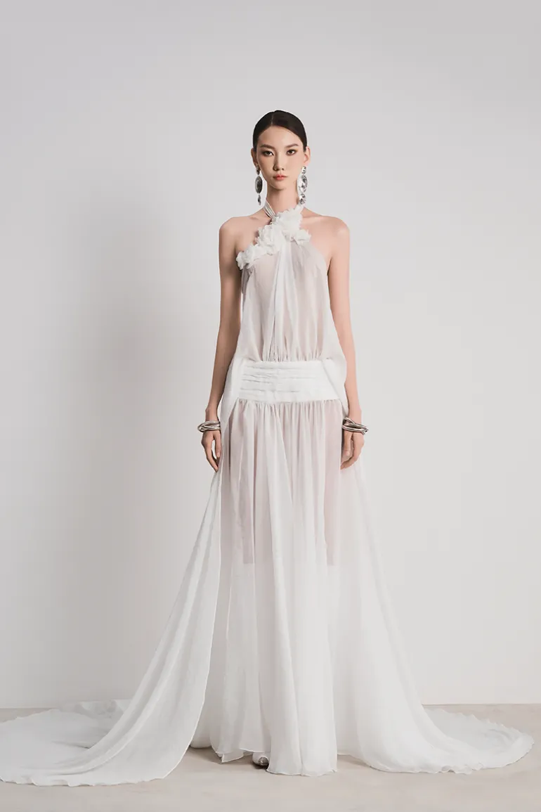Dresses | Gowns<CULT MIA GLACIAL GRACE GOWN IN White