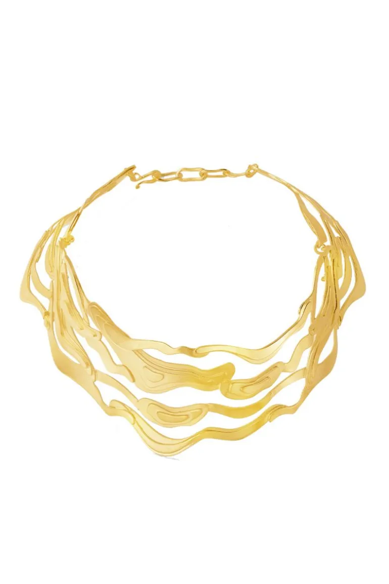 Necklaces<CULT MIA AURORA CHOKER Gold
