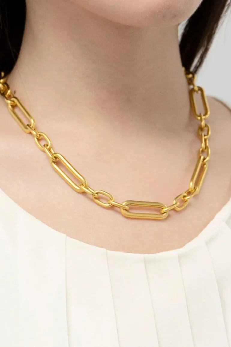 Necklaces<CULT MIA GEORGINA CHAIN NECKLACE Gold