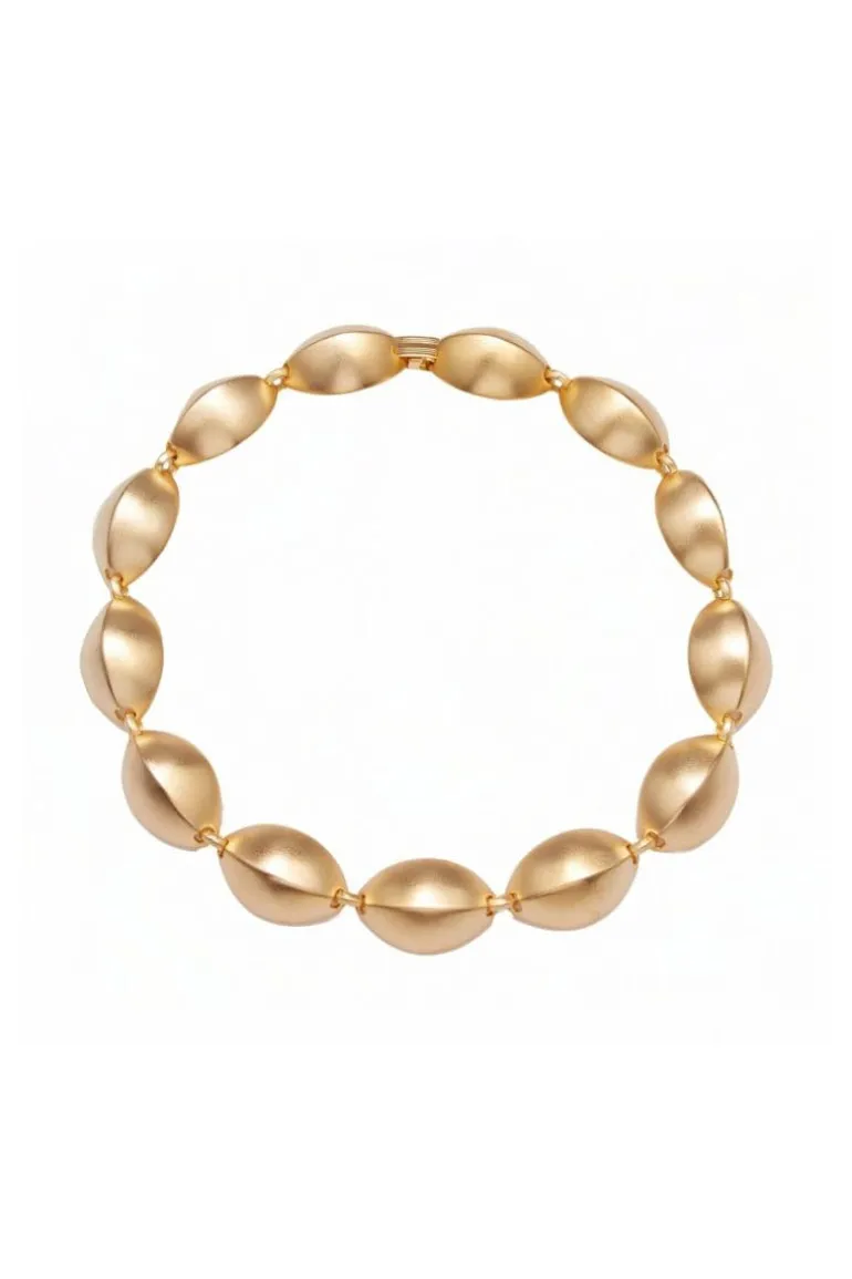 Necklaces<CULT MIA PLATED CHUNKY NECKLACE Gold