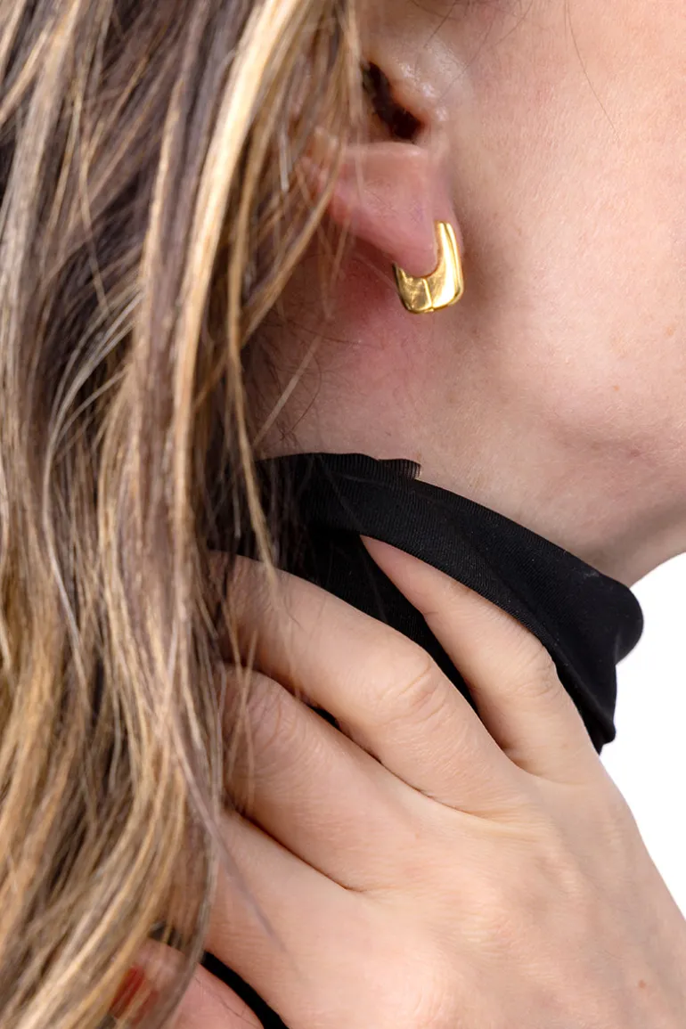Earrings<CULT MIA GOLD RITA EARRINGS Yellow