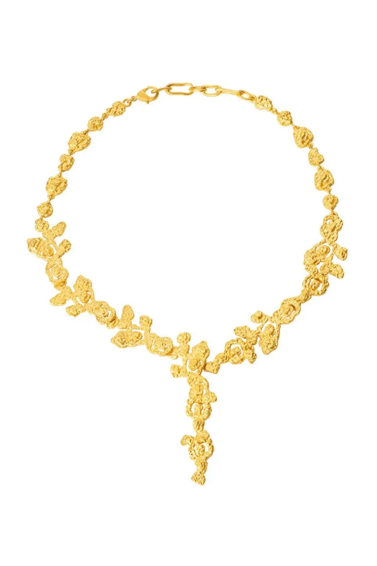 Necklaces<CULT MIA RIVERSTONE NECKLACE Gold