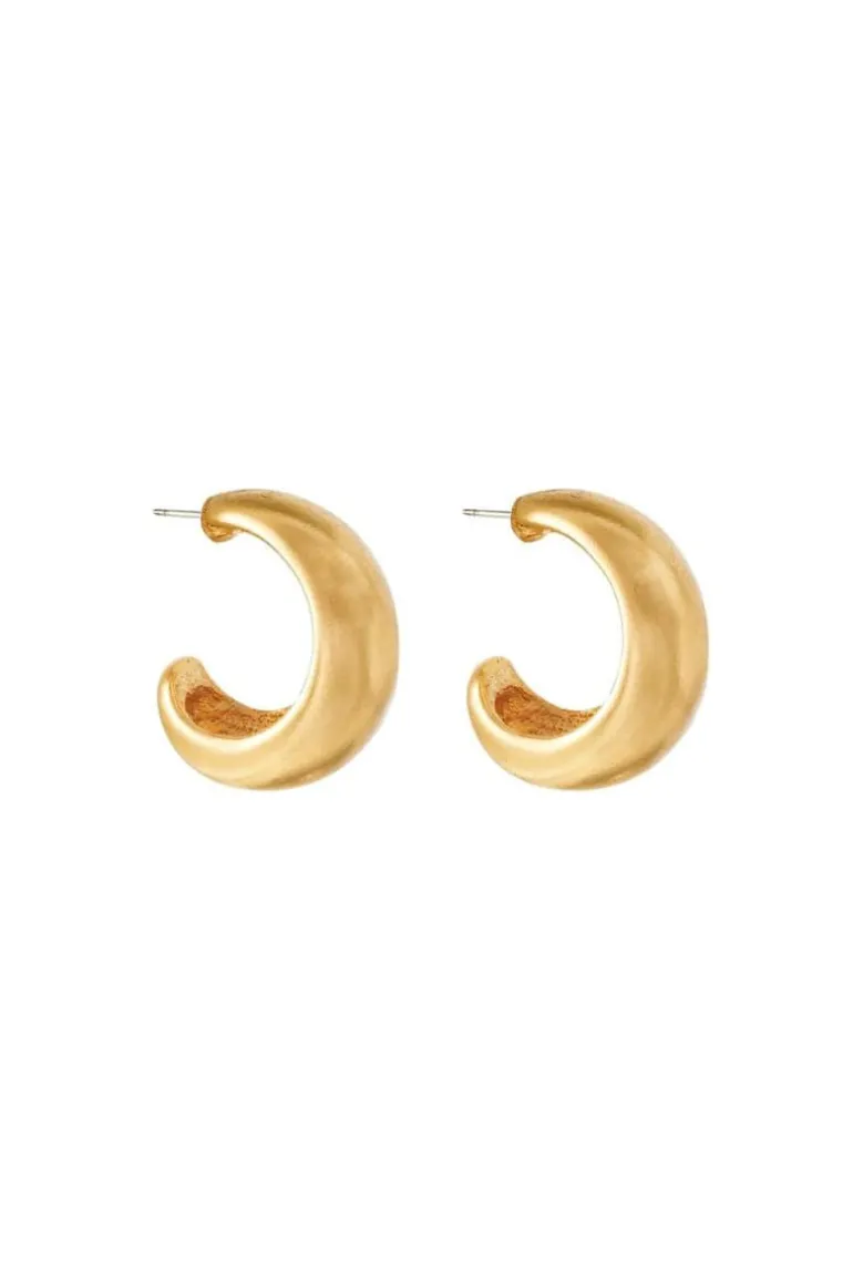 Earrings<CULT MIA ROSABELLA HOOP EARRINGS Gold