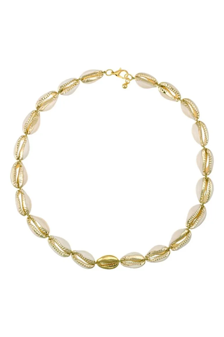 Necklaces<CULT MIA SHELL NECKLACE Gold