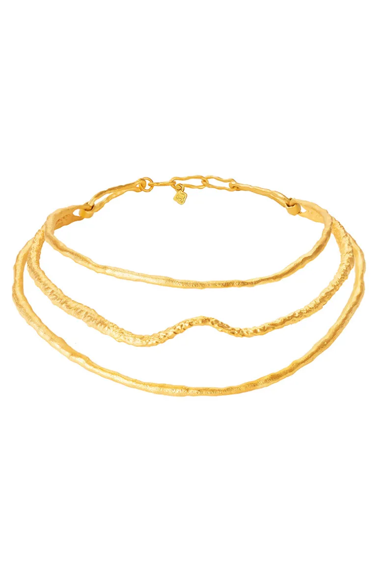 Necklaces<CULT MIA SHORELINE NECKLACE Gold