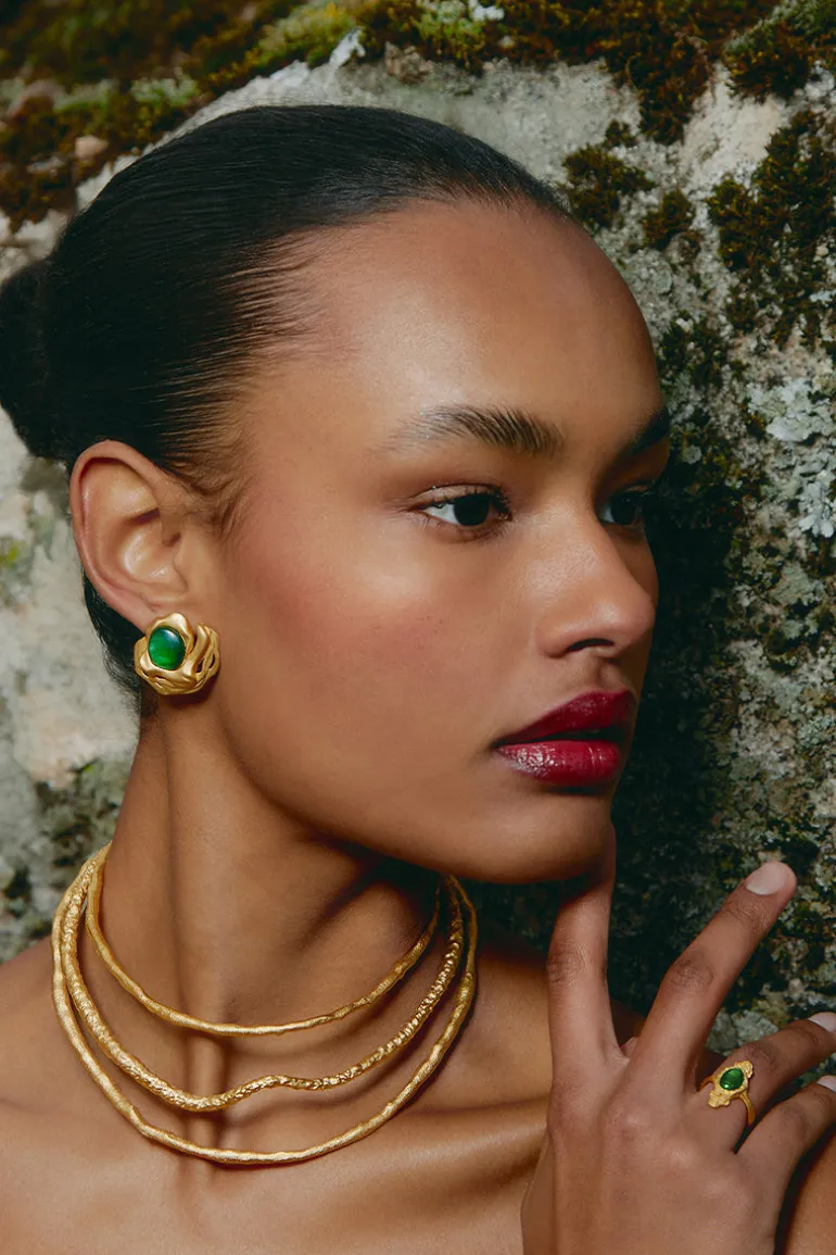 Necklaces<CULT MIA SHORELINE NECKLACE Gold