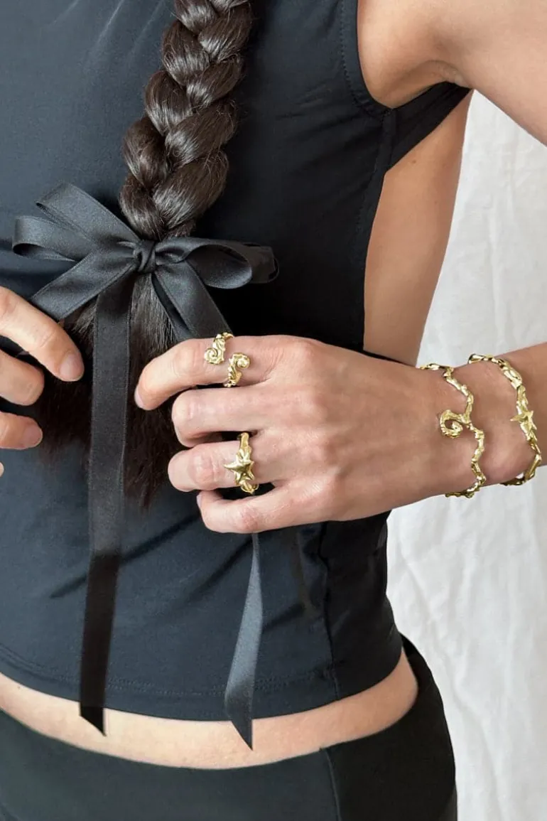 Bracelets<CULT MIA SPIRAL BANGLE Gold