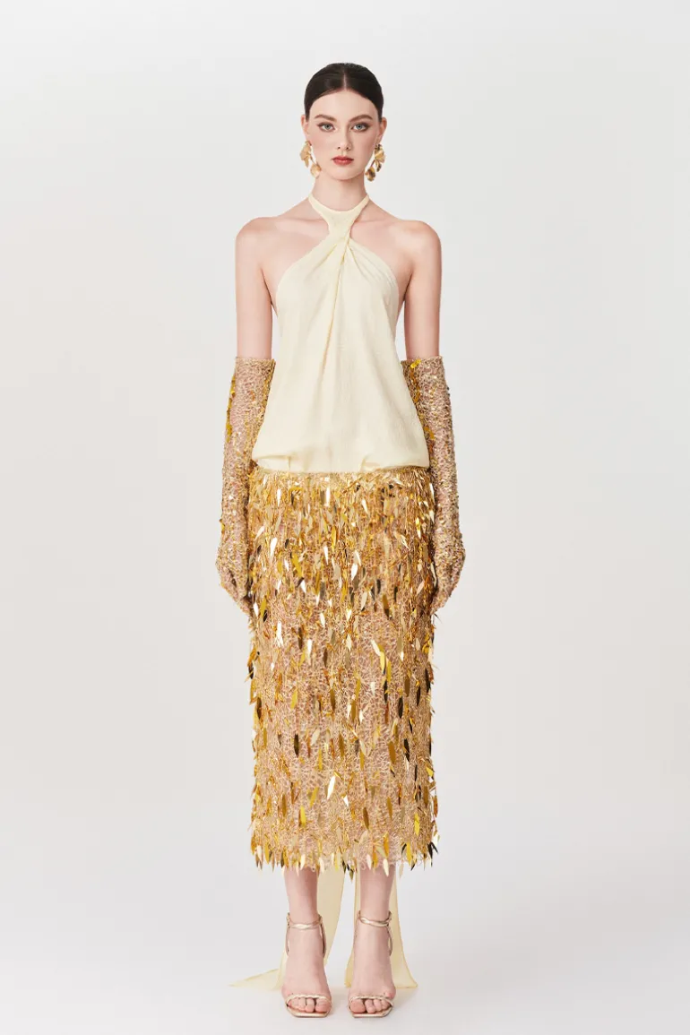 Outfit Sets<CULT MIA EN BAMBOO ELEGANCE IN Gold