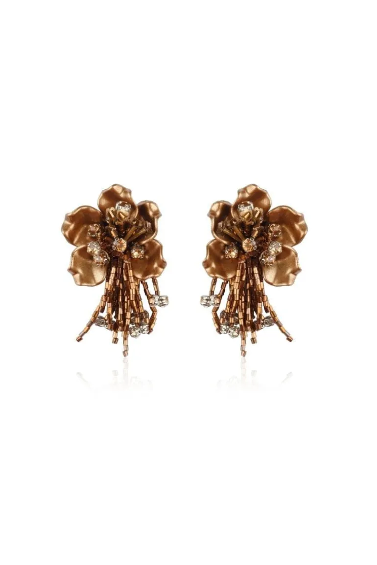 Earrings<CULT MIA EN GIARDINO EARRINGS Gold