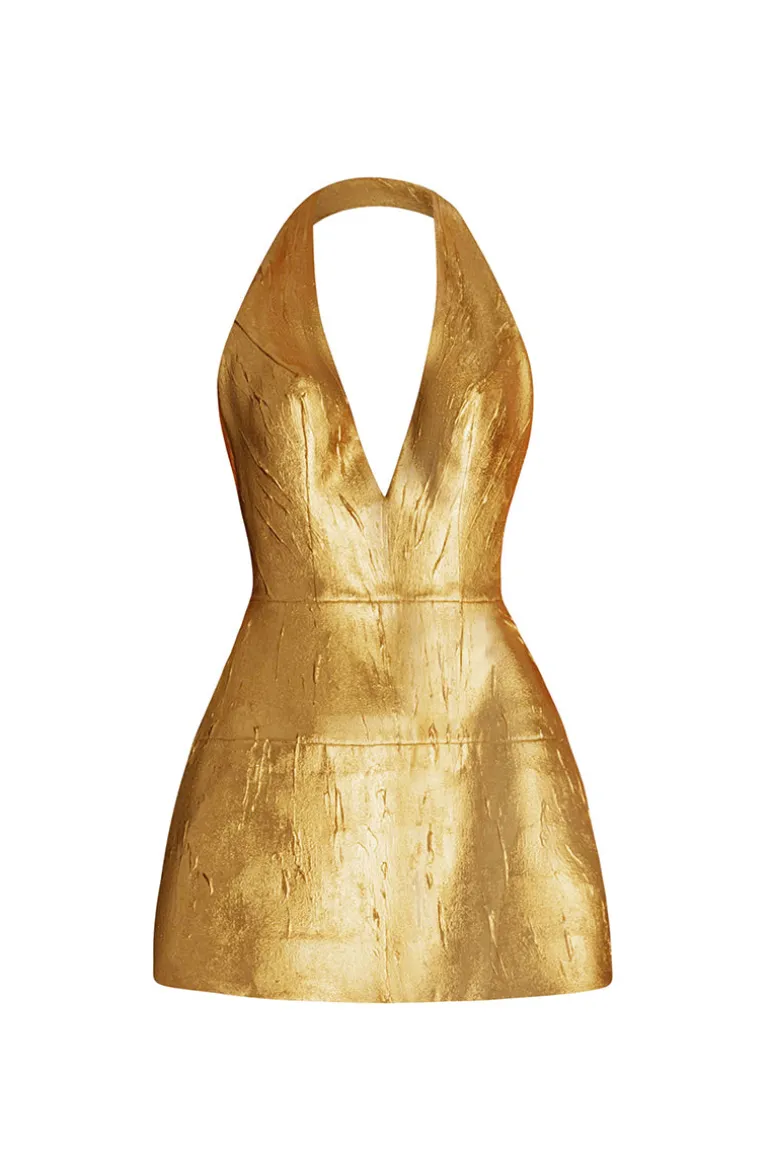 Dresses | Mini Dresses<CULT MIA EN RADIANCE DRESS IN Gold
