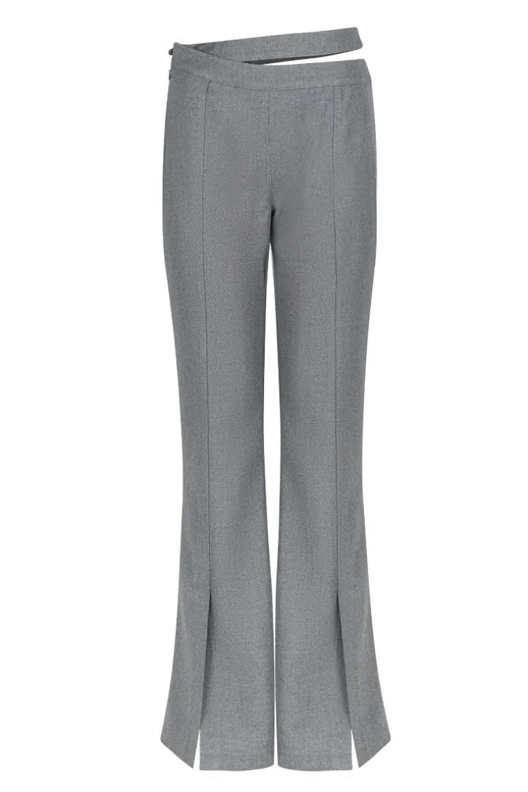 Pants<CULT MIA CUT-OUT PANTS Gray