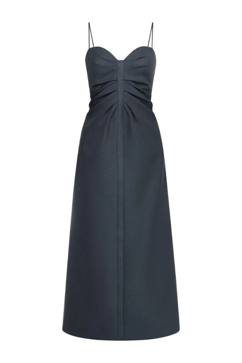 Dresses | Midi Dresses<CULT MIA MIDDLE LINES MIDI DRESS Gray