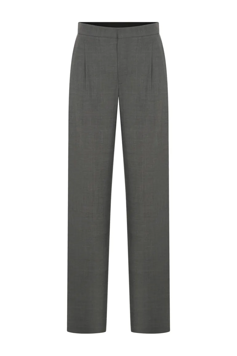 Pants<CULT MIA PLEATED PANTS Gray