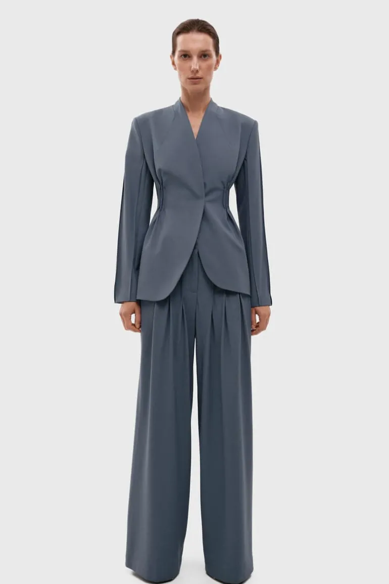 Pants<CULT MIA WIDE LEG PANTS Gray