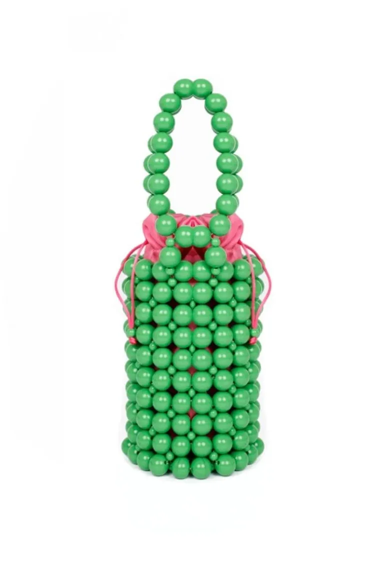 Top Handle Bags<CULT MIA CARMEN BEADED BAG Green