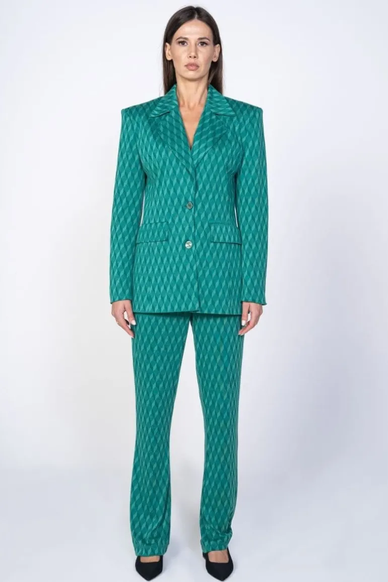 Outfit Sets<CULT MIA CUBES WOMEN'S SUIT SET Green
