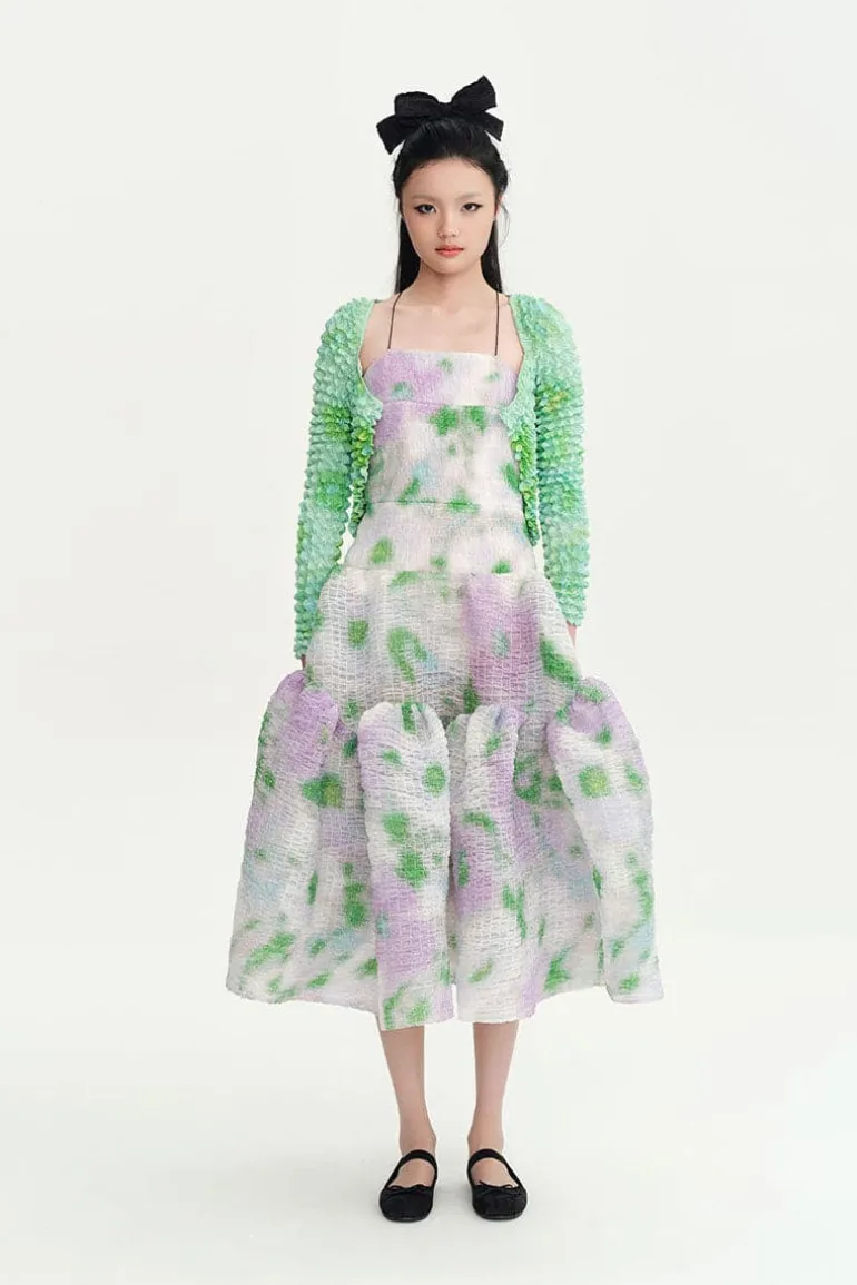 Tops<CULT MIA FLORAL PRINT CLARA TOP Green