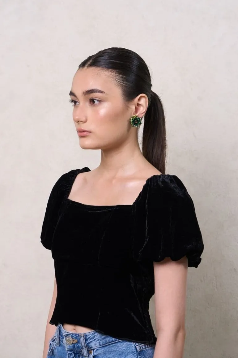 Earrings<CULT MIA GELA EARRINGS Green