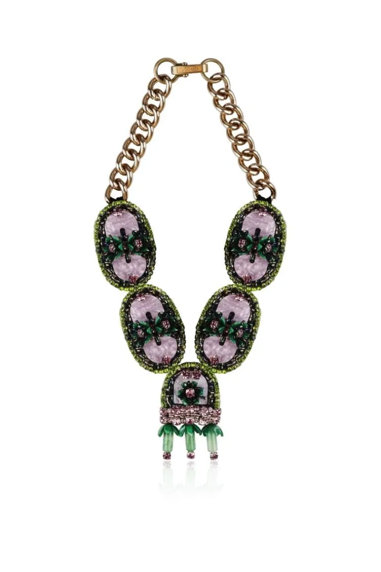Necklaces<CULT MIA OCEANA NECKLACE Green