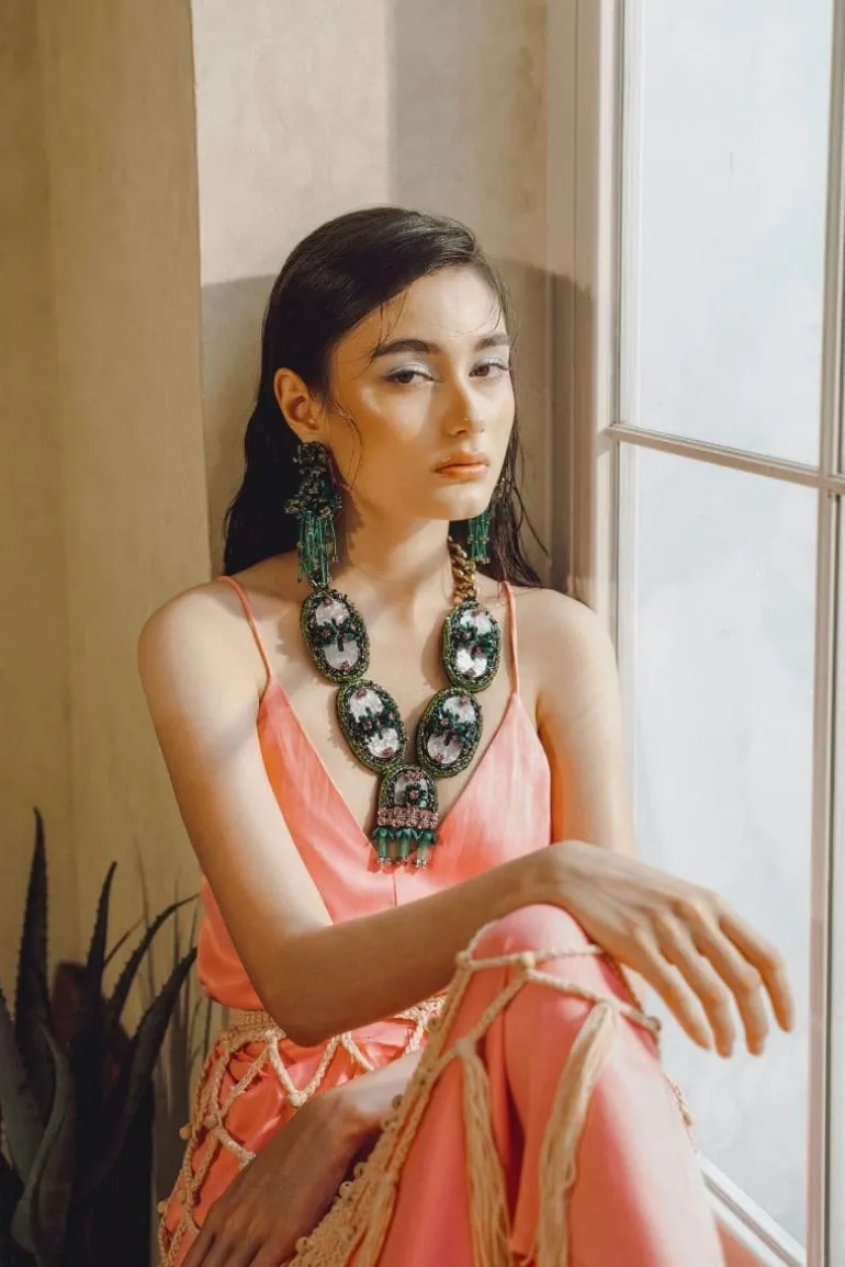 Necklaces<CULT MIA OCEANA NECKLACE Green