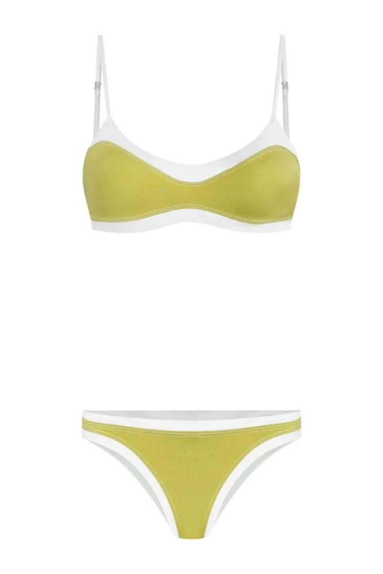 Swimwear<CULT MIA 18T BIKINI TOP AND GLADIOLUS BOTTOM SET Green