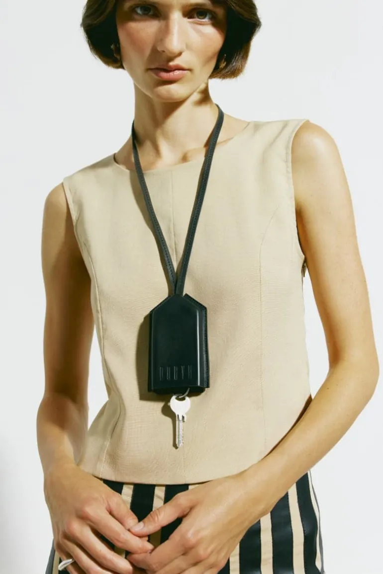Tops<CULT MIA GROMOVYK CUT-OUT BACK TOP Beige