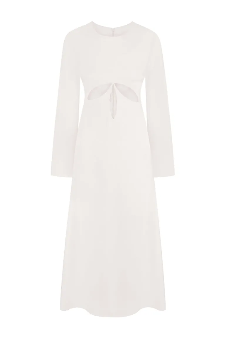 Dresses | Midi Dresses<CULT MIA GROMOVYK DRESS IN Milk