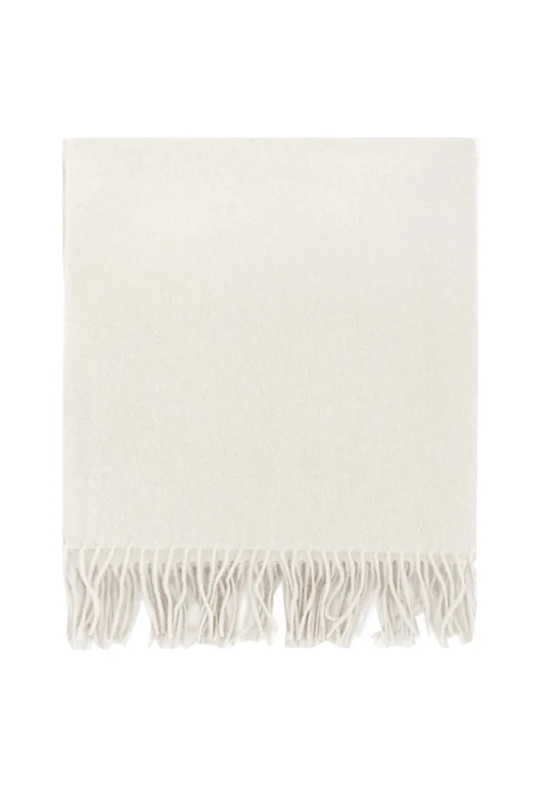 Scarves<CULT MIA HELENA CASHMERE SHAWL IN Blanc