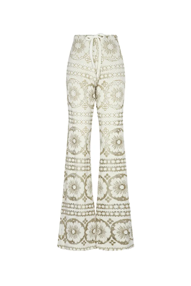 Pants<CULT MIA HIPSTER PANTS IN AMORE White