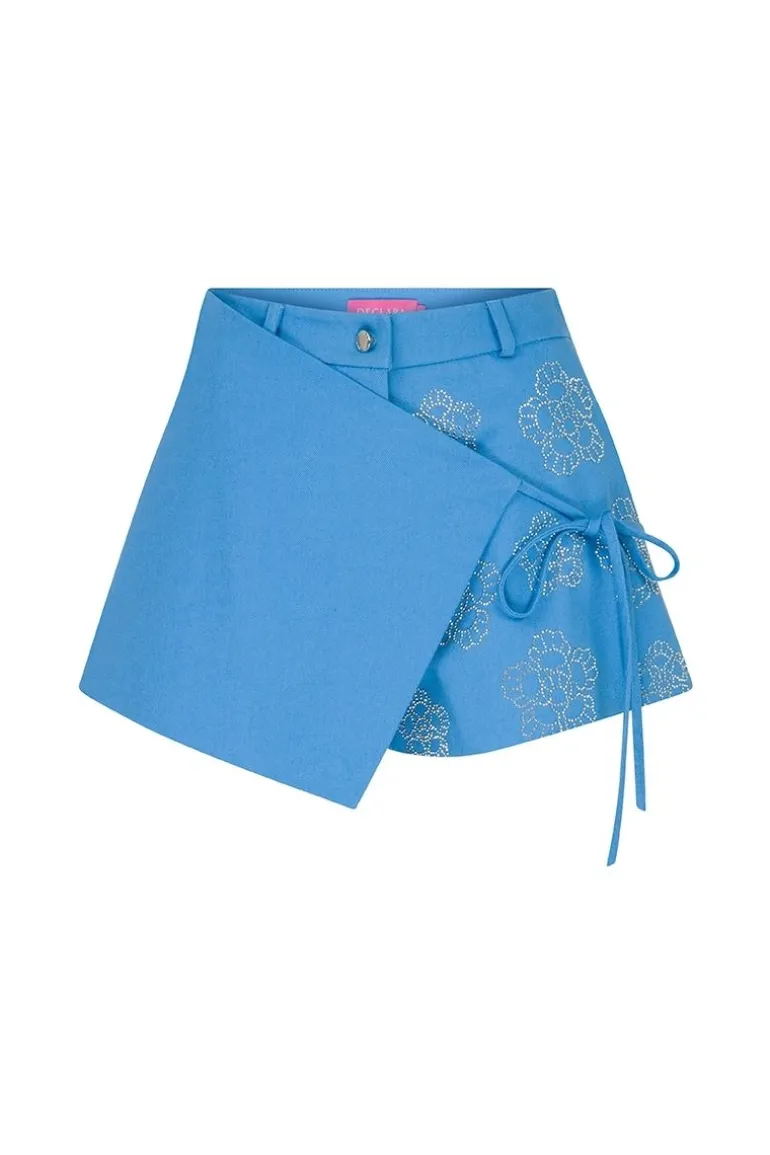 Pants<CULT MIA HOLLY PRINTED SKORT Blue