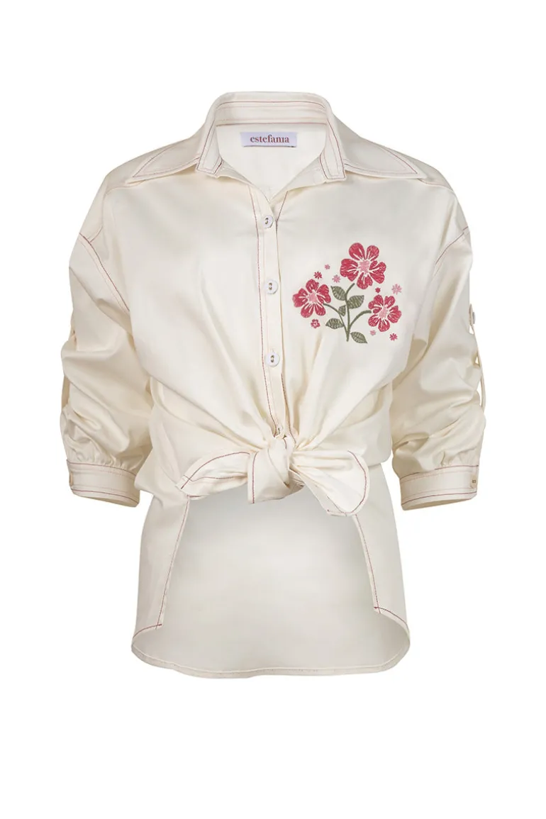 Tops<CULT MIA HONEY ROSE BLOUSE Embroidery Honey Rose