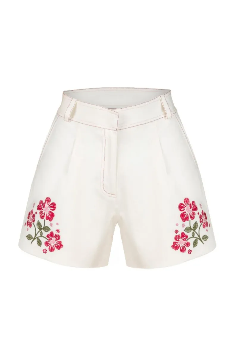 Pants<CULT MIA HONEY ROSE SHORTS Embroidery Honey Rose