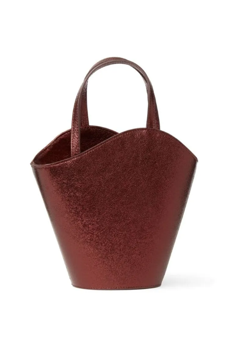 Top Handle Bags<CULT MIA ICONIC INFINITY TWO-TONE BAG Burgundy