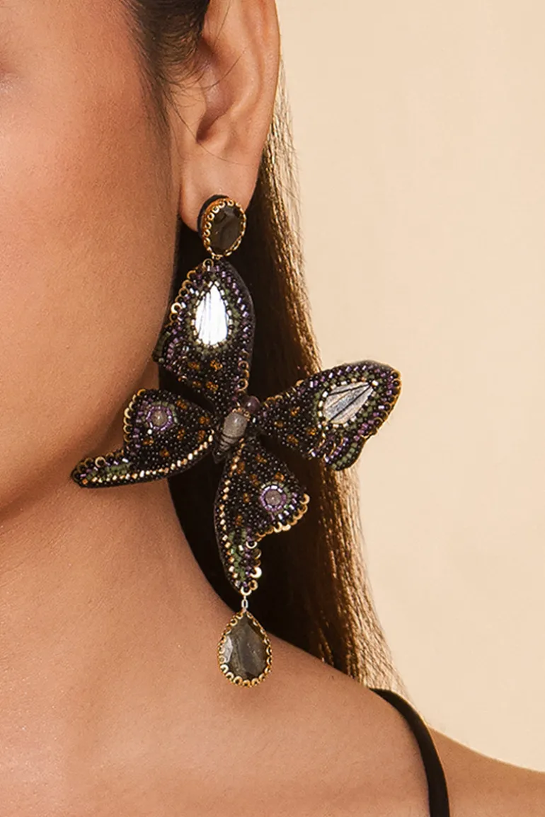 Earrings<CULT MIA ILONA EARRINGS Black