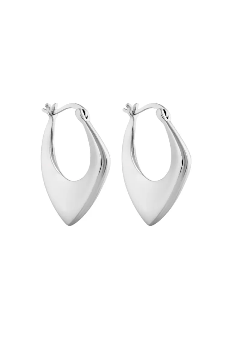 Earrings<CULT MIA IPPO HOOP EARRINGS Silver