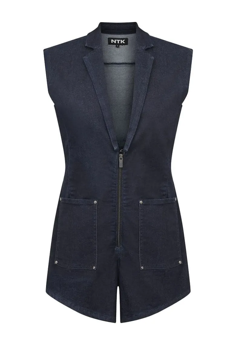 Jumpsuits<CULT MIA ISABELLE PARK PL DENIM ROMPER Park Pl.