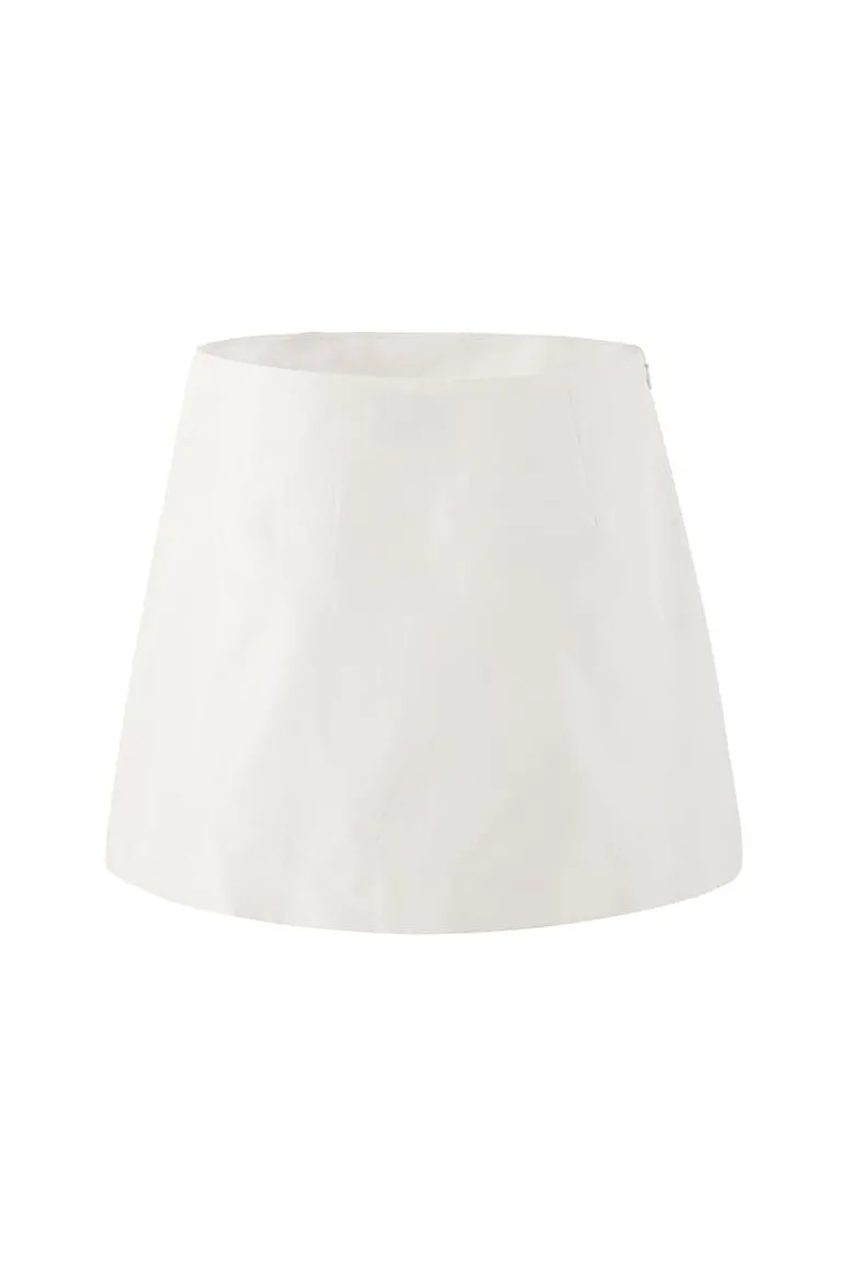 Outfit Sets<CULT MIA ROSE APPLIQUÉ TANK TOP AND MINI SKIRT SET Ivory