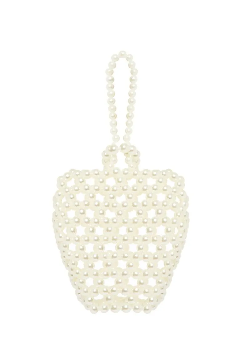 Top Handle Bags<CULT MIA STRAWBERRY MINI BAG Ivory