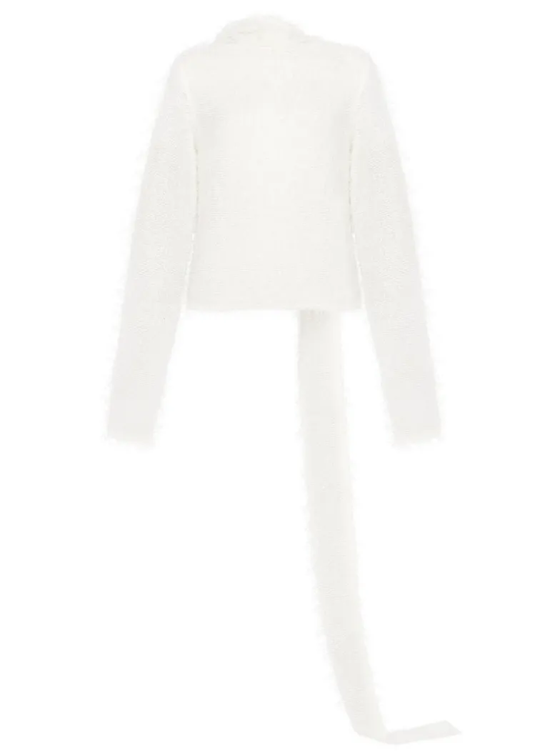 Knitwear<CULT MIA JANE LONG SLEEVE RELAXED FIT BLOUSE Milk