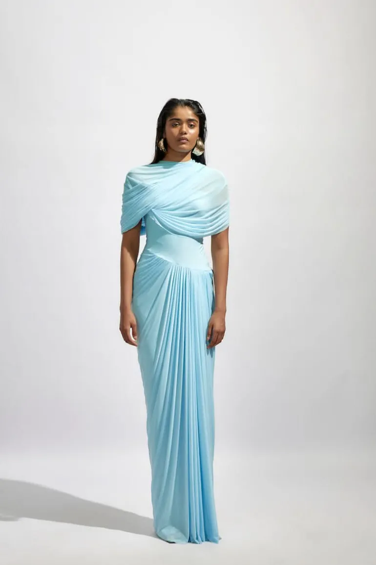 Dresses<CULT MIA JASMINE MAXI DRESS Baby Blue